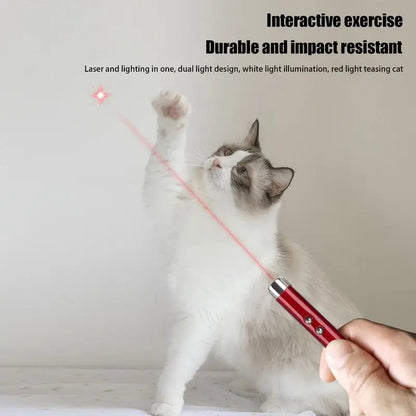 Cat Laser Pointer Toy Light Pointer Interactive Toys Cat Exercise Toys Training Exercise for Bored Indoor Cats