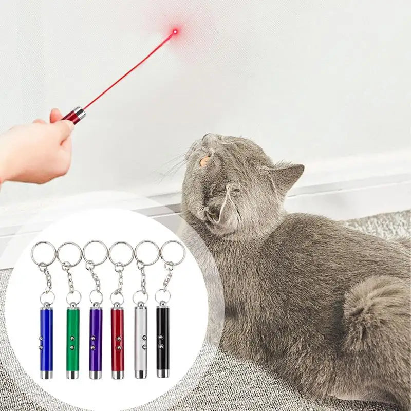 Cat Laser Pointer Toy Light Pointer Interactive Toys Cat Exercise Toys Training Exercise for Bored Indoor Cats