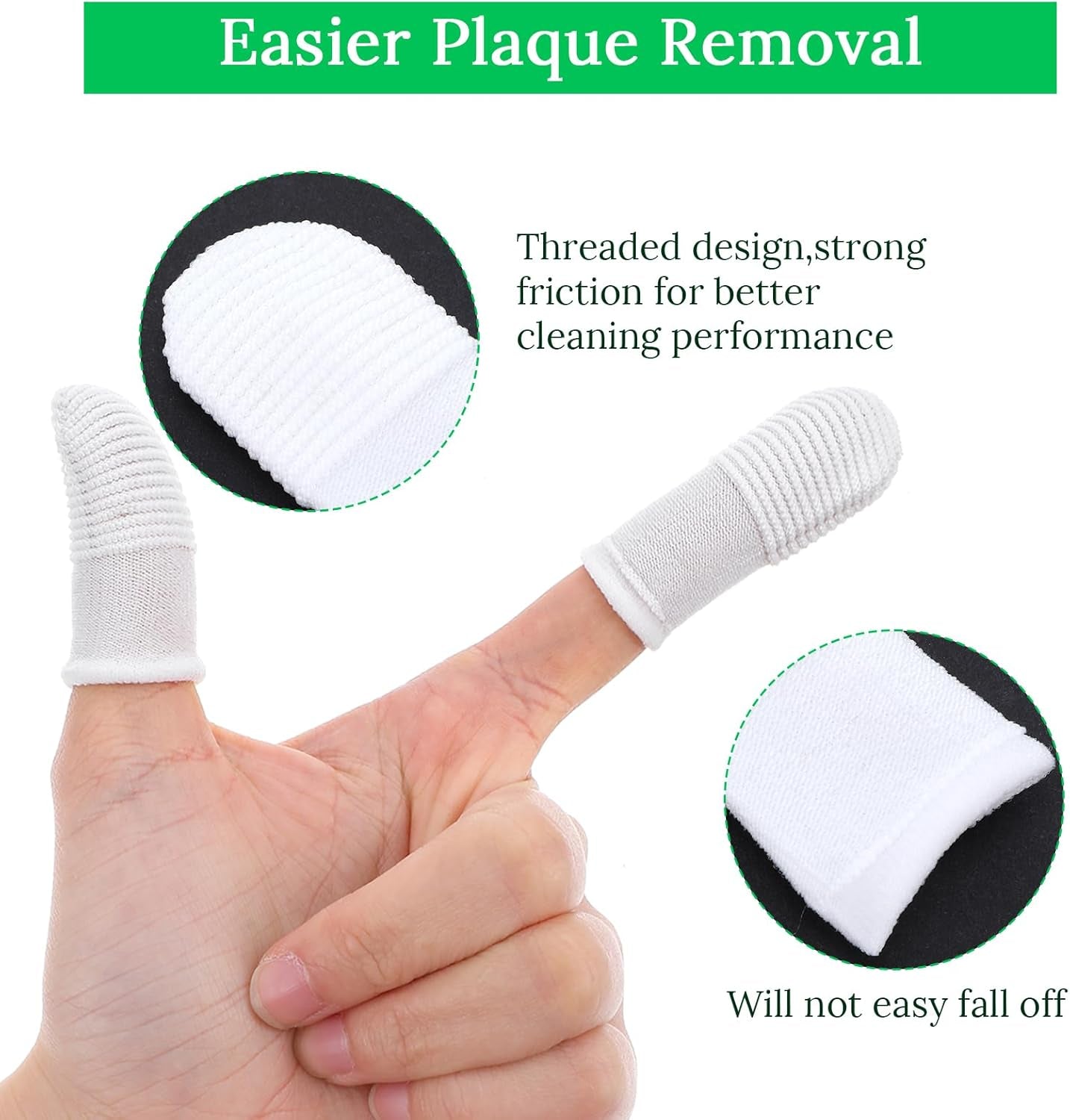 Dog Toothbrush Finger Toothbrush 30 PCS Pet Dental Care Kit Soft Nylon Finger Brush 360° Dog Tooth Brushing Kit for Dogs Teeth Cleaning White Washable Comfortable Dental Care Pet Toothbrushes