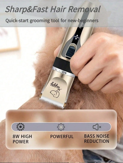 Dog Clippers for Grooming, Low Noise, Electric Quiet, Adjustable Clipper Comb for Dog Grooming Kit, Cat Supplies Pet Hair Clippe